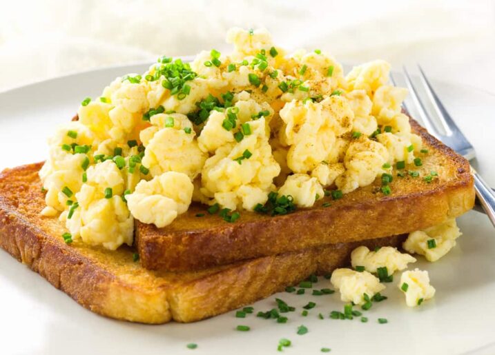 Scrambled Egg Toast