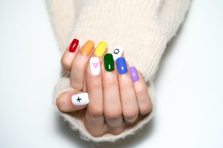 colorful nails